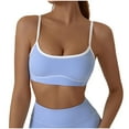thumbnail image 2 of SDNall Seamless Sports Bra for Women, Wirefree Yoga Bra with Removable Pads, 3-Pack, Breathable Workout and Casual Wear, 2 of 6