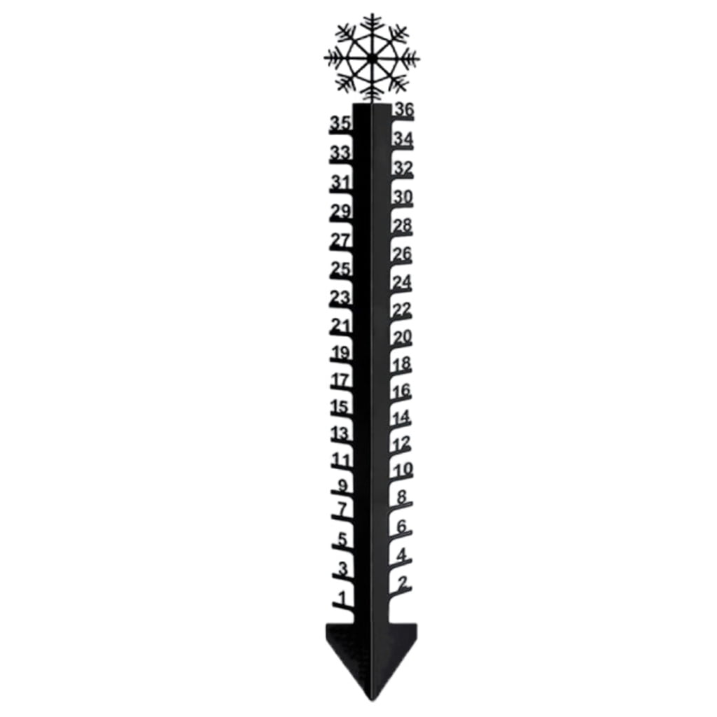 MOMOJIA Snow Measuring Stick Snowfalls Gauge for Yard Decorations Garden Rain Gauge