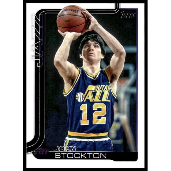 2025 Topps Flagship John Stockton #264 Utah Jazz Basketball Card Near Mint Utah Jazz NBA Basketball Trading Card