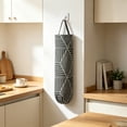 thumbnail image 6 of Wall Mount Pouch Organizer for Kitchen, Top Loading Bottom Dispensing Grocery Pouch Stand Trash Storage Pouch, 6 of 6