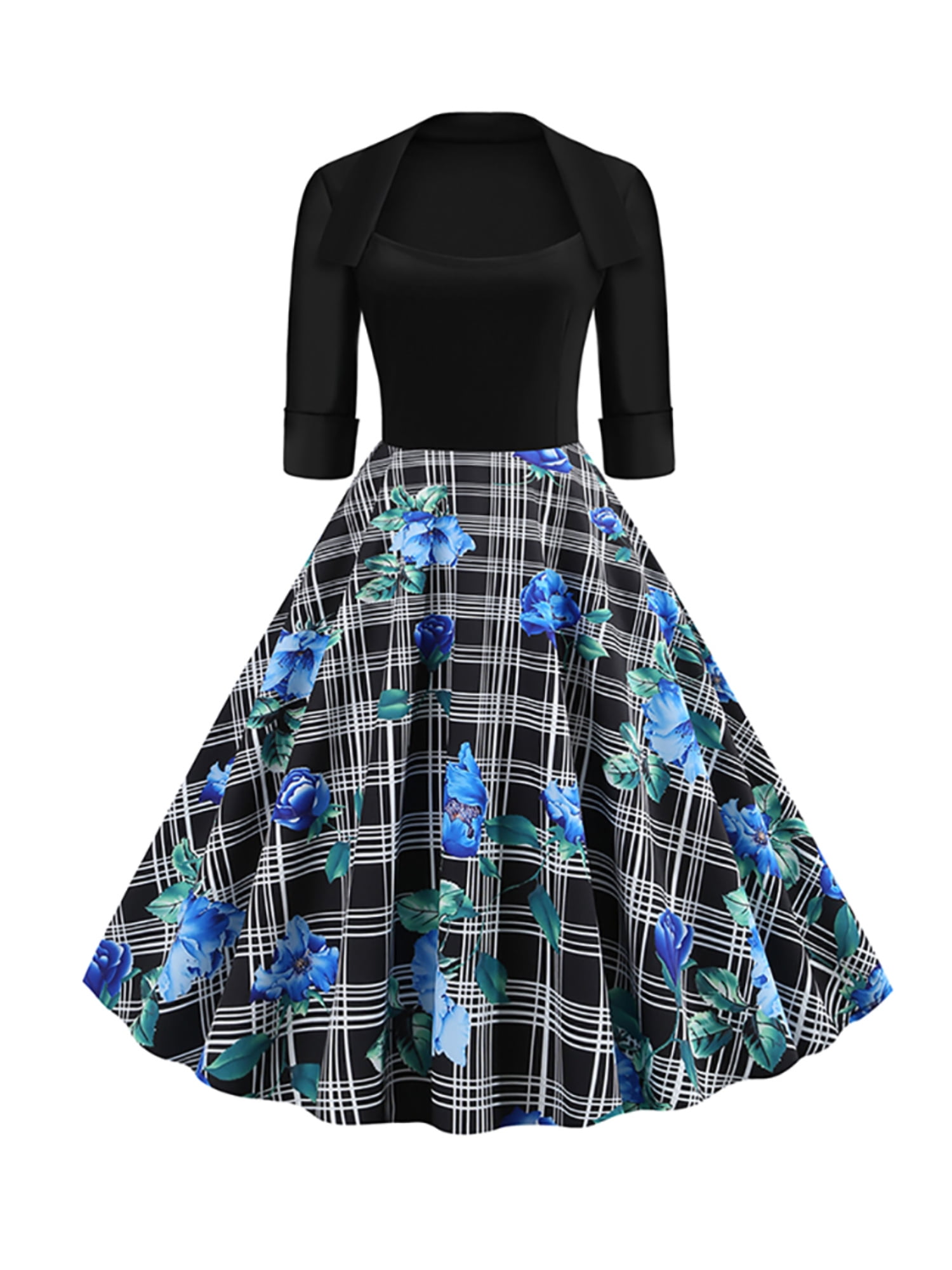 1950s midi dress