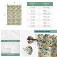 thumbnail image 6 of Vintage Flowers Tie Up Curtains for Windows, Balloon Window Shades, Spring Yellow Green Floral Country Leaves Birds Kitchen Window Treatments Roll Up Curtain for Basement/Nursery 52"x45", 6 of 8