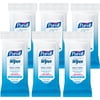 (Pack of 6) PURELL Hand Sanitizing Wipes, Clean Refreshing Scent, 20 Ct Travel Pack