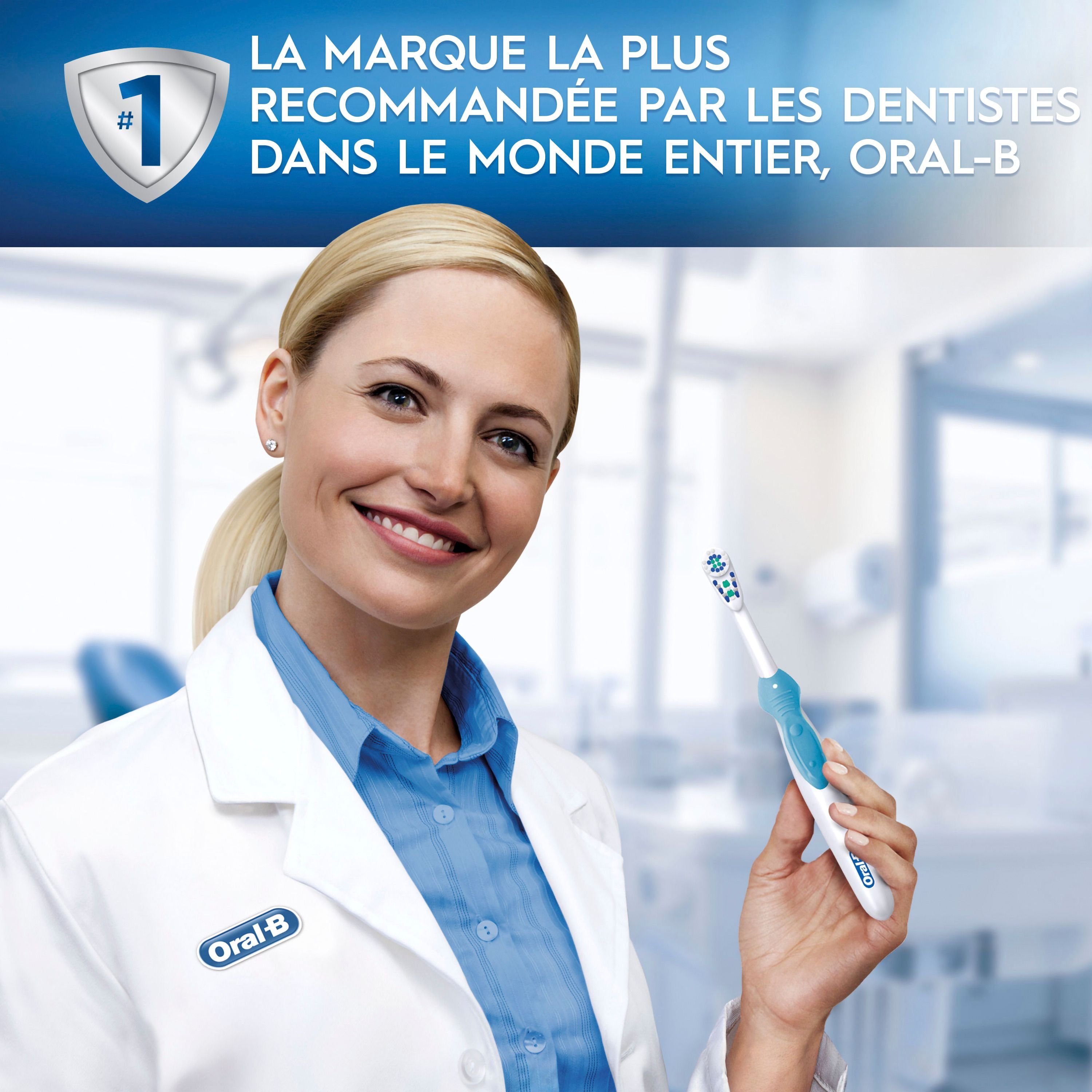Brosse à dents à pile Oral-B Complete, les couleurs peuvent varier