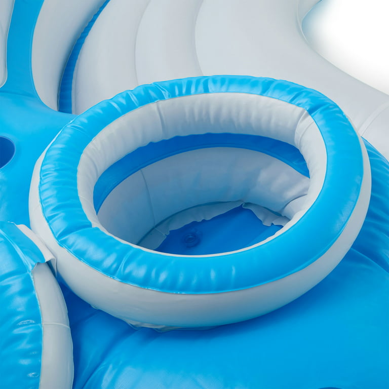 Intex Blue Vinyl Inflatable Pool Water Slide, Blue (2-Pack) and Repair Kit (2-Pack)