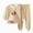 L101-Khaki, variant on Kids Toddler Boys Girls Pajamas Animal Elephant Pajamas Homewear Sleepwear Pjs Set(L101-White,4-5 Y)