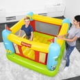 thumbnail image 6 of Fisher-Price: Bouncetastic Bouncer - Inflatable Enclosed Playhouse, Animal Theme & Bright Color Center, Mesh Walls, Jump-Tumble-Play Area, Kids 3+, 6 of 15