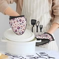 thumbnail image 6 of Pofeuu rock Skull record Retro Print Thickened Mini Silicone Oven Mitts Heat Resistant, Rubber Oven Mitt Gloves, Finger Pinch Grips, Pot Holder, Silicone Potholder, 6 of 7