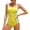 Z02 Yellow, variant on Xijirk Girls Swimsuit,Rash Guard Set Color Block Two Piece Swimwear for Kids Youth Swim with UPF 50 Sun Top and Matching Bottoms for Beach Pool Party,Tankini Swimsuits,15-16 Years