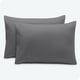 thumbnail image 1 of Juego de Fundas de Almohada Bare Home Premium 1800 Cierre Tipo Sobre Ultra Suave Tamaño King 20 x 40 Gris 2 Unidades, 1 of 6