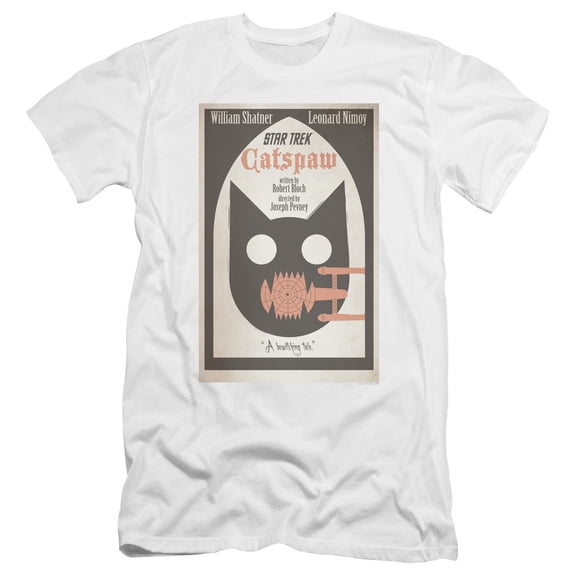 Star Trek Tos Episode 36 Premium Canvas Adult Slim Fit 30/1 T-Shirt White