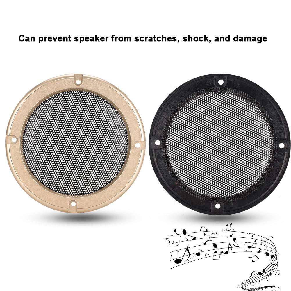 2pcs 2/" inch steel network Plastic ring Speaker grilles Decorative circle cover