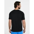 thumbnail image 3 of Athletic Works Men's and Big Men's DriWorks Mesh Tee with Short Sleeves, Sizes XS-5XL, 3 of 5