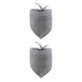 thumbnail image 1 of Greeniant Bufanda de baba para mascotas, suave, punteada, cálida, adorable, reutilizable, lavable, Triangular, decoración de toalla para cuello de Gris 2piezas Greeniant CBP281024, 1 of 6