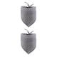 thumbnail image 1 of Greeniant Bufanda de baba para mascotas, suave, punteada, cálida, adorable, reutilizable, lavable, Triangular, decoración de toalla para cuello de Gris 2piezas Greeniant CBP281024, 1 of 6