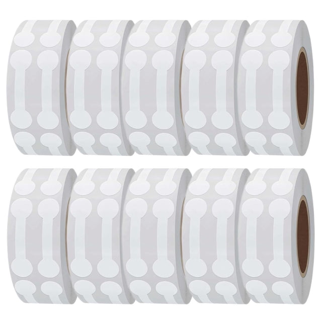 Etiqueta para Collares GlamTagWhite 10 Rollos con 5000 Etiquetas 4.2x1.1cm Blanco.