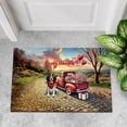 thumbnail image 4 of Be My Valentine's English Springer Spaniel Truck Full of Love Flower Balloon Doormat Springers Dog Lover Gifts Indoor Outdoor Welcome Mat - 02029, 4 of 5