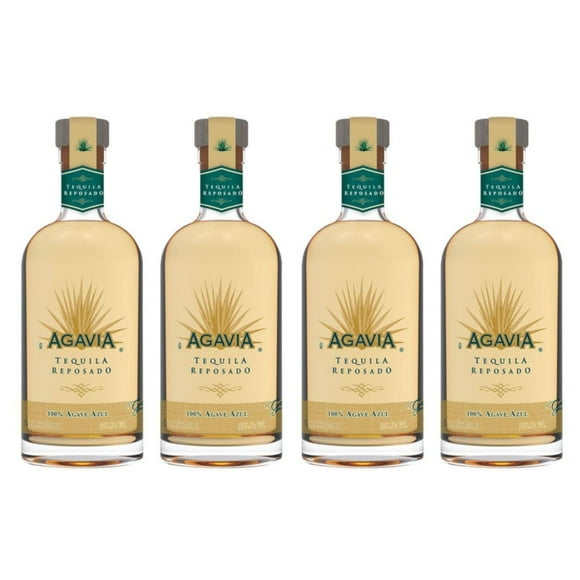 Pack de 4 Tequila Agavia Reposado 100% 750 ml