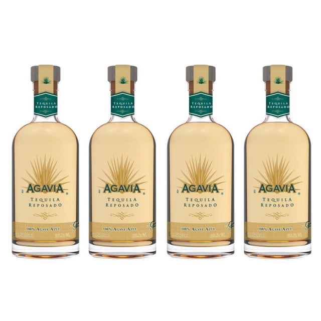 Pack de 4 Tequila Agavia Reposado 100% 750 ml