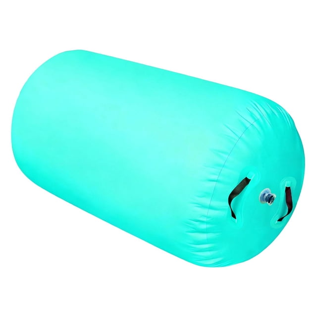 Equipo de gimnasia con rodillo de aire para practicar el equilibrio y volteretas. 80 cm x 100 cm