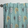thumbnail image 3 of Designart '1950 Retro Pattern Shapes I' Mid-Century Modern Curtain Panel, 3 of 5