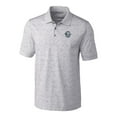 thumbnail image 2 of Men's Cutter & Buck Steel Penn State Nittany Lions Advantage Space Dye Tri-Blend Polo, 2 of 3