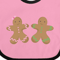 thumbnail image 4 of Inktastic Twin Gingerbread Boy and Girl Co Boys or Girls Baby Bib, 4 of 4
