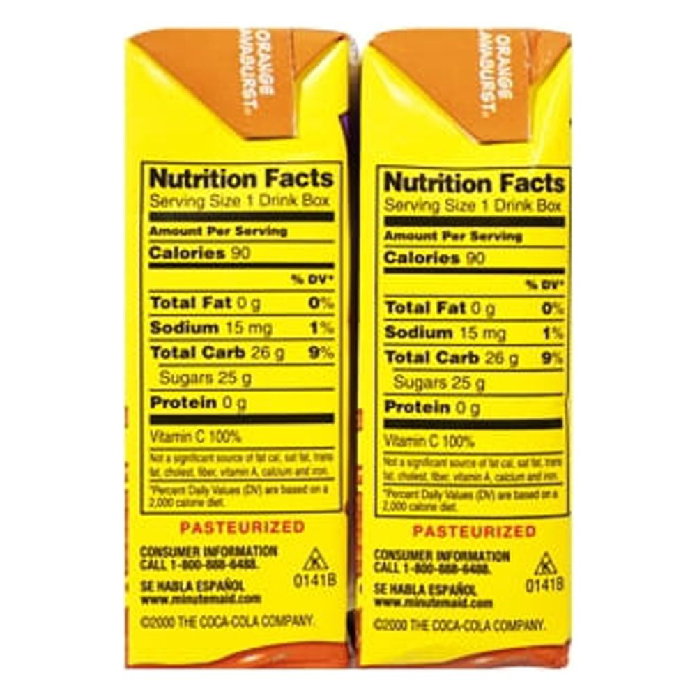 Hi-C Orange Lavaburst Fruit Juice, 6.75 Fl. Oz., 10 Count