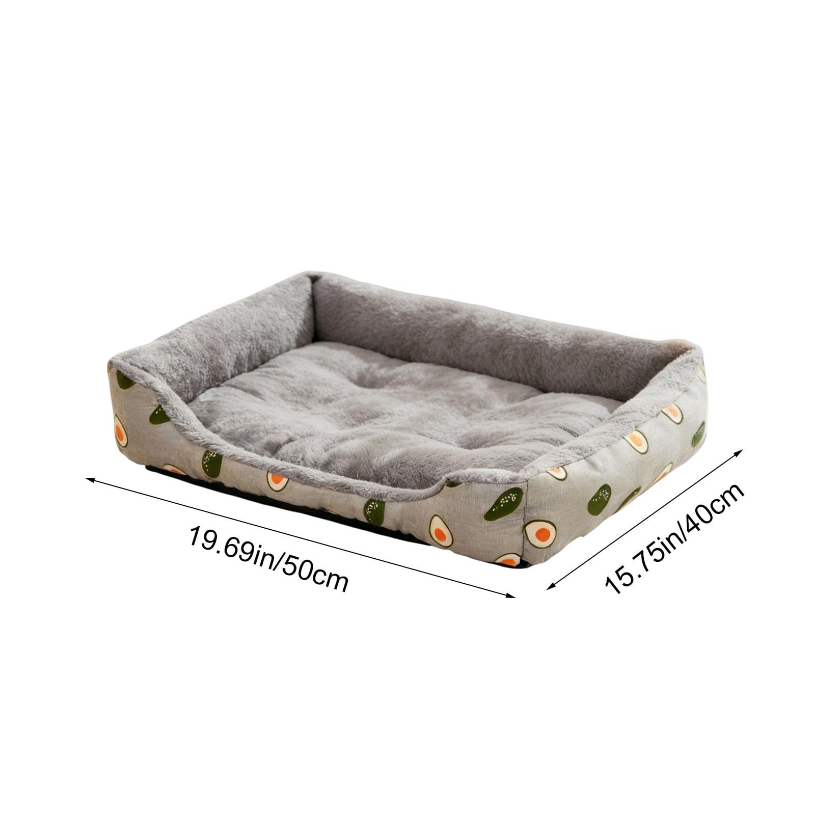Specollect 4 Pcs Winter-Warm Pet Bed All-Season Dog Cat Bed, Soft Arctic Velvet Plush, Skidproof & Waterproof Base, Cozy Support for Small Large Pets Indoor Use