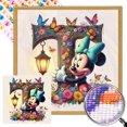 thumbnail image 1 of 5D DIY Taladro Parcial AB Diamante Pintura Mickey Letra T 35x35cm, 1 of 9