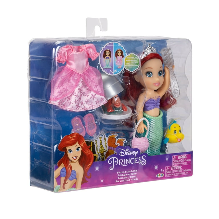 Disney Princess Sea and Land Ariel Petite Doll Set