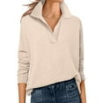 thumbnail image 3 of Women'S V Neck Long Sleeve Sweaters Dressy Casual Business Basic Knit Pullover Top Color S, 3 of 9