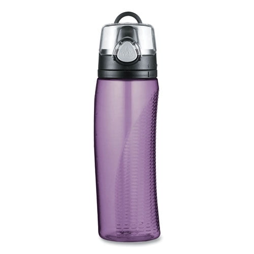 Intak by Thermos Hydration Bottle with Meter, 24 oz, Purple, Polyester Intak by Thermos Hydration Bottle with Meter, 24 oz, Purple, Polyester