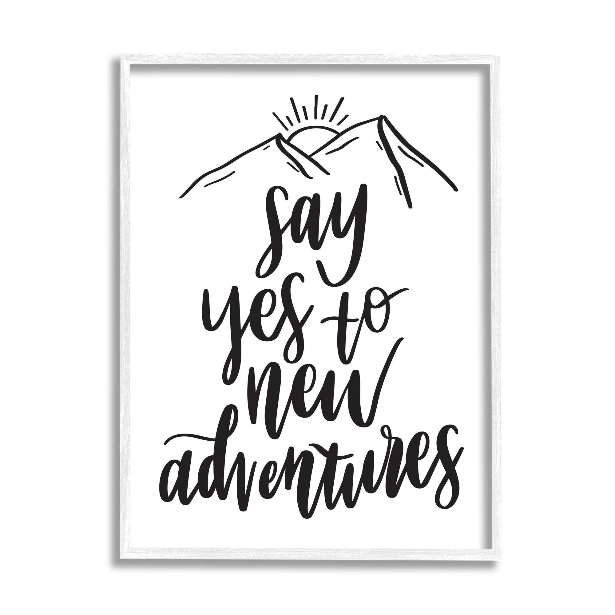 Stupell Industries New Adventures Assertive Exploration Motivational Phrase,24 x 30, Design by Hey Bre! Creative Studio