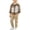 Multicolor B, variant on Boys Sweatsuit Set 2 Piece Long Sleeve Flannel Plaid Shirt Hoodie and Jogger Pants Fall Winter 12 Month Boy Clothes Multicolor Y 70