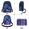 thumbnail image 5 of CHAQLIN Mushroom Ghost Sling Bag with Adjustable Strap, Polyester Small Crossbody Bag for Daily Use and Travel, 5 of 8