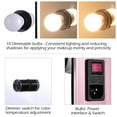 thumbnail image 4 of Byootique Lighted Hollywood Vanity Mirror 10pcs Dimmable LED Tabletop Mount Makeup, 4 of 11