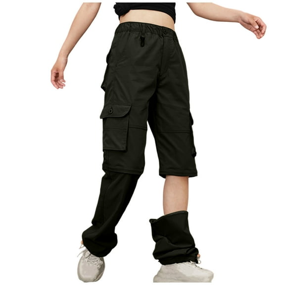 Women's Hiking Pants Convertible Quick Dry Lightweight Zip Off Fishing Travel Casual Loose Comfy Pant