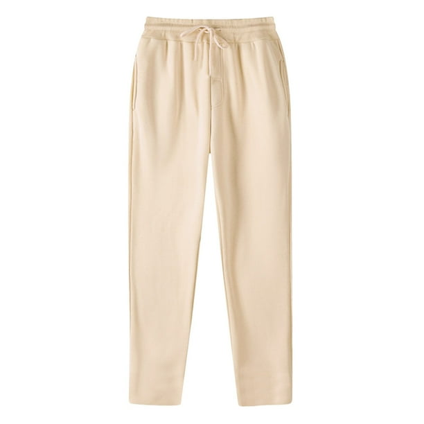 Pantalones deportivos anchos con forro polar para mujer: pantalones de yoga de cintura alta con bolsillos, cintura elástica fruncida para entrenamientos informales