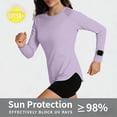 thumbnail image 4 of Livrdious UV Protection Shirts for Women UPF 50 Long Sleeve Sun Shirts Lightweight Quick Dry Womens Workout Hiking Tops, 4 of 6