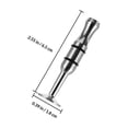 thumbnail image 2 of unbranded 1Ud Ejercitador De Fuerza Bucal Para De Latón Plateado Resistente Y Práctico, 2 of 8