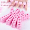 thumbnail image 3 of 50PCS Soft Sponge Finger Toe Separator Divider Spacer EVA Foam Nail Art Pedicure Manicure Tool, 3 of 5