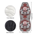 thumbnail image 7 of Jeiento Gothic Skull Car Seat Covers 2 Pcs Stretch Polyester Fabric Cover Breathable Car Seat Cover Easy Installation Universal Size Fit for Most Cars SUVs, 7 of 7
