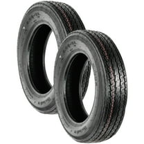 2-Pack Trailer Tire 480-12 4.80-12 Load Range B 4 Ply D.OT. Approved - 2 Year Warranty