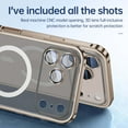 thumbnail image 5 of TECH CIRCLE for iPhone 17 Hard PC Frosted Case Metal Border Translucent Back Cover Lens Protection Shockproof Anti-Fingerprint Anti-Scratch Compatible with Qi Wireless Charging,Silver, 5 of 6