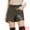 Coffee, variant on DARING DIVA Women's Faux Leather Elastic High Waist PU Shorts S Coffee