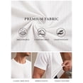 thumbnail image 6 of RICHCOIN Men's Ribbed Knit Crewneck T-Shirts Short Sleeve Textured Solid Casual Tee, 6 of 7