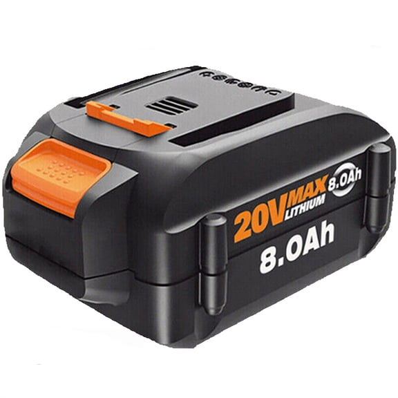 For WORX WA3525 WA3520 20V 8.0Ah Max Lithium High Capacity Battery WA3575 WA3578