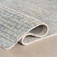 thumbnail image 5 of Rugs USA Melrose Checked Wool Area Rug, 3' x 5', Melrose Light Blue & Grey, 5 of 8