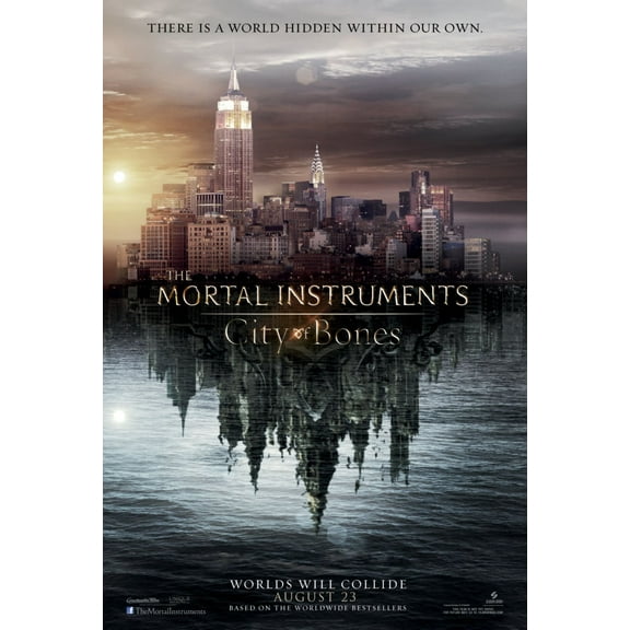 The Mortal Instrumentscity Of Bones Poster 12x16 Print on Metal Sign 12in x 16in Square Adults Best Posters